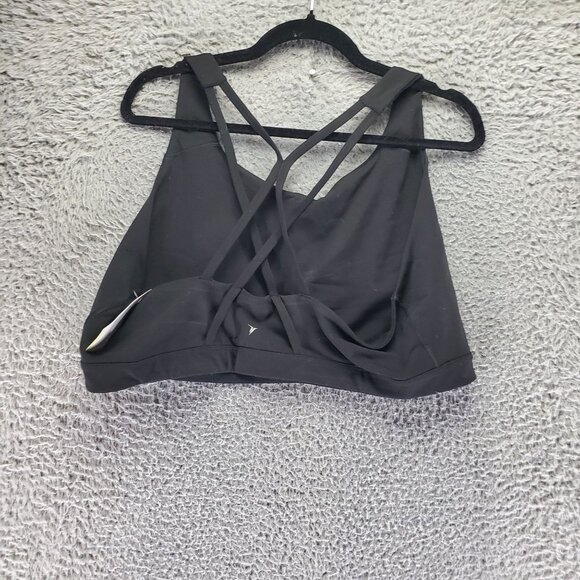 Old Navy Bra Womens 3X Plus Black Active Sports Bra Racerback - Picture 4 of 7